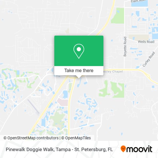 Pinewalk Doggie Walk map