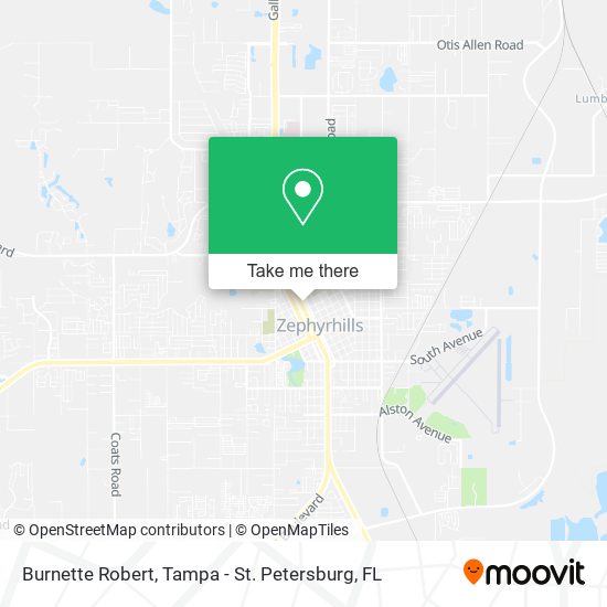 Burnette Robert map