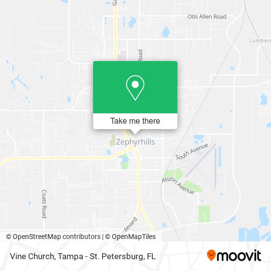 Vine Church map