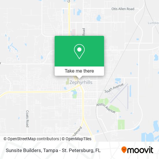 Sunsite Builders map