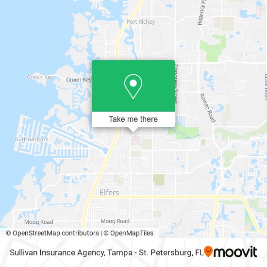 Mapa de Sullivan Insurance Agency