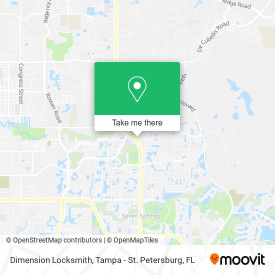 Mapa de Dimension Locksmith