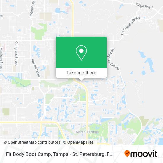 Fit Body Boot Camp map
