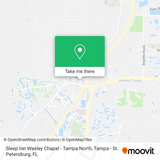 Sleep Inn Wesley Chapel - Tampa North map