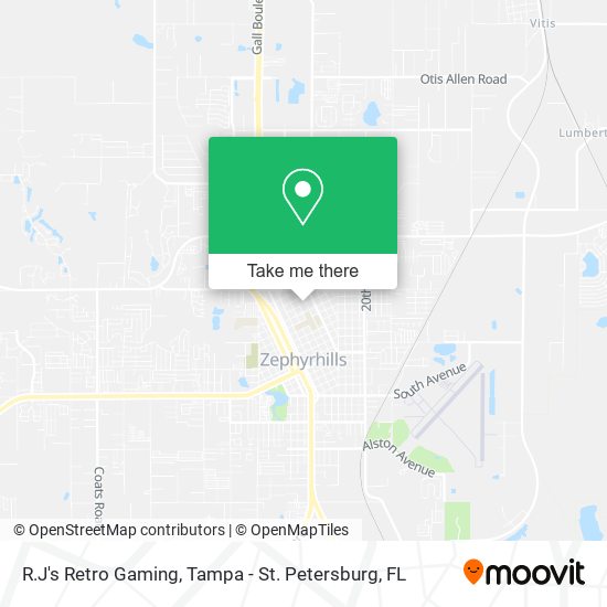 R.J's Retro Gaming map