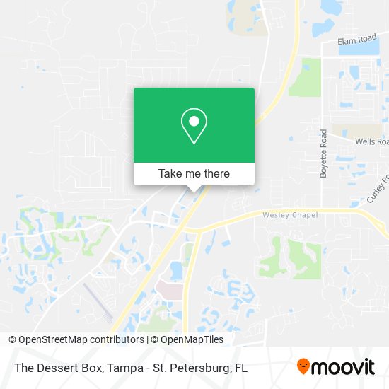 The Dessert Box map