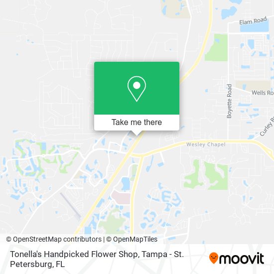 Mapa de Tonella's Handpicked Flower Shop