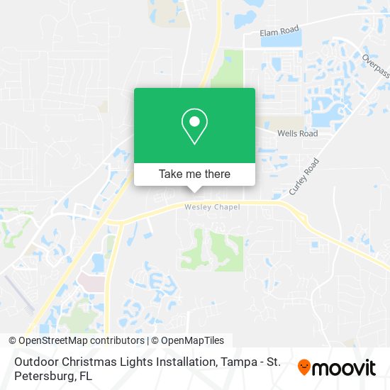 Outdoor Christmas Lights Installation map