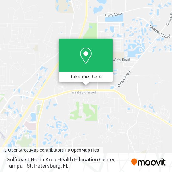 Gulfcoast North Area Health Education Center map