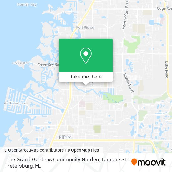 The Grand Gardens Community Garden map