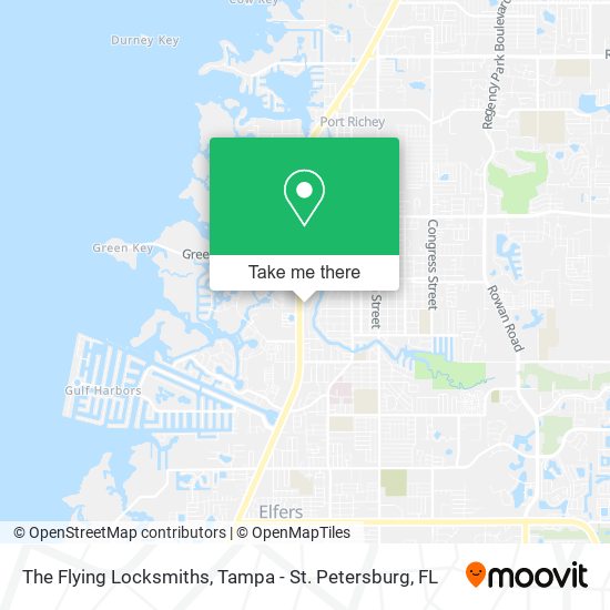 The Flying Locksmiths map