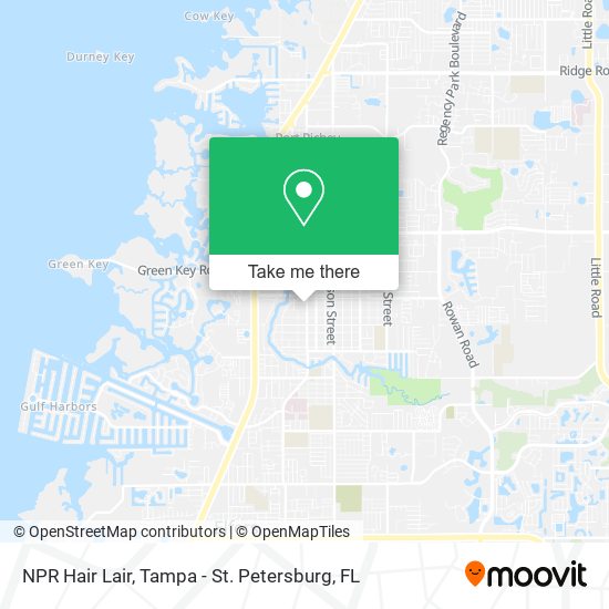 NPR Hair Lair map