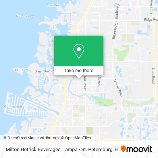 Milton Hetrick Beverages map