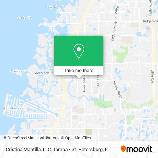 Cristina Mantilla, LLC map