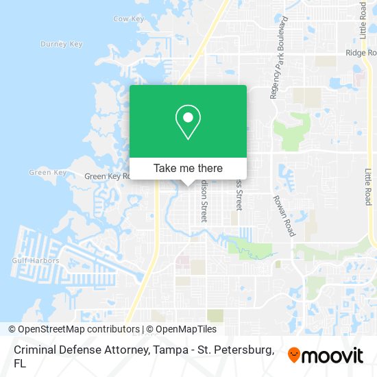 Mapa de Criminal Defense Attorney