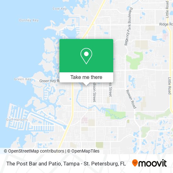 Mapa de The Post Bar and Patio