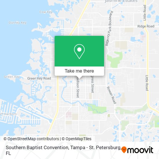 Southern Baptist Convention map