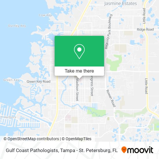 Gulf Coast Pathologists map