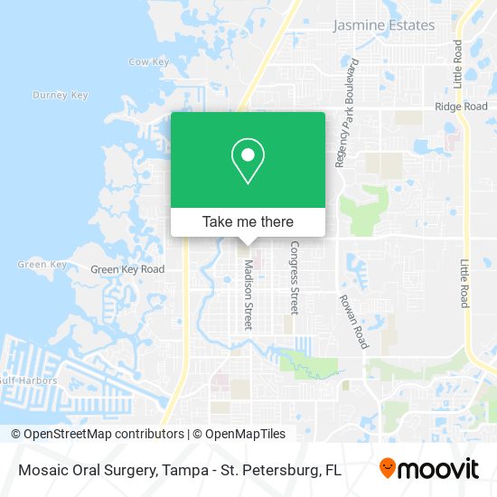 Mosaic Oral Surgery map