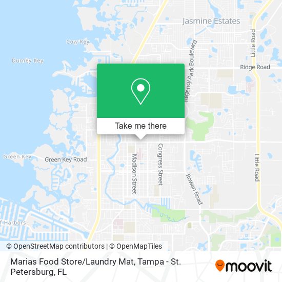 Mapa de Marias Food Store/Laundry Mat