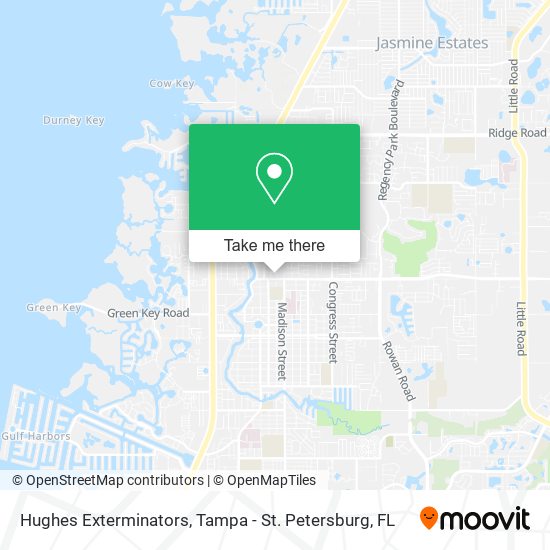 Mapa de Hughes Exterminators