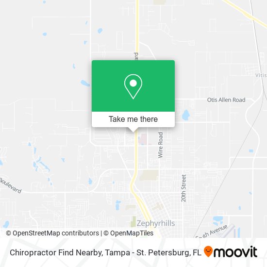 Chiropractor Find Nearby map