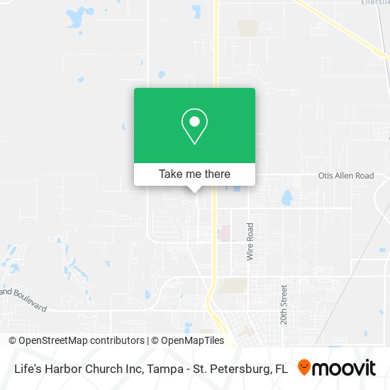 Life's Harbor Church Inc map