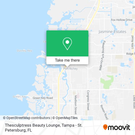 Thesculptress Beauty Lounge map