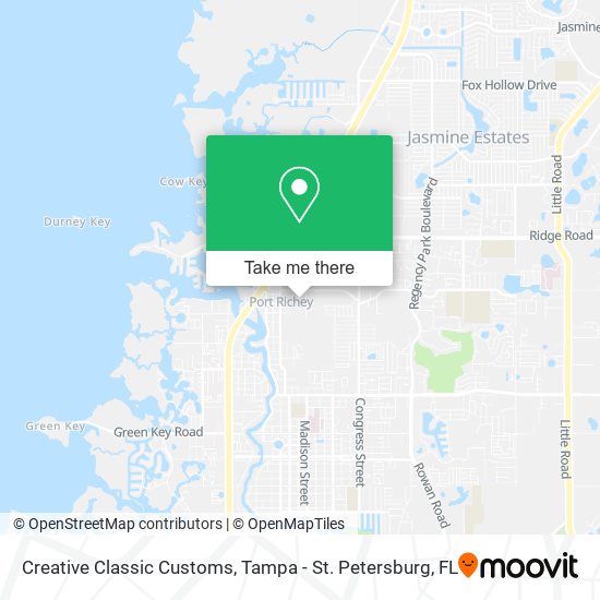 Creative Classic Customs map