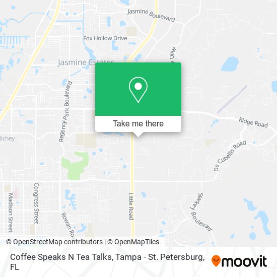 Mapa de Coffee Speaks N Tea Talks