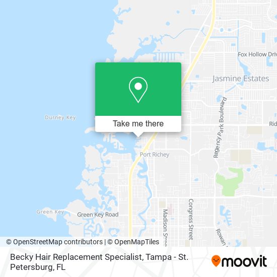 Becky Hair Replacement Specialist map