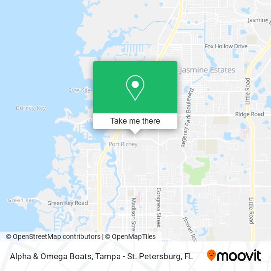 Mapa de Alpha & Omega Boats