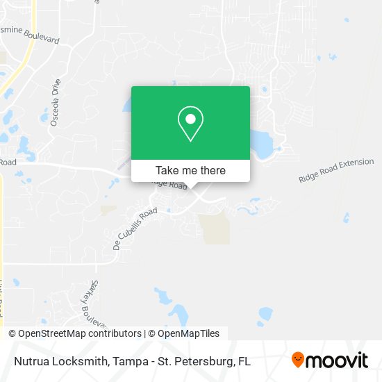 Mapa de Nutrua Locksmith