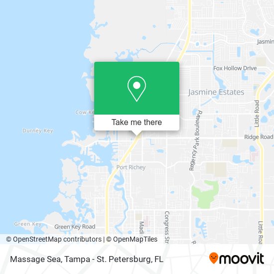 Mapa de Massage Sea