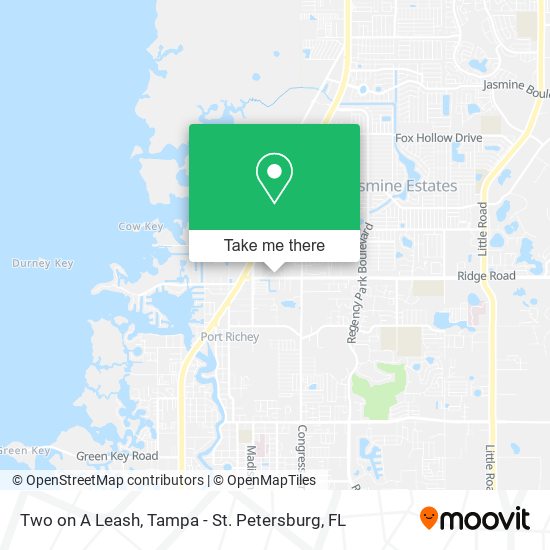 Mapa de Two on A Leash