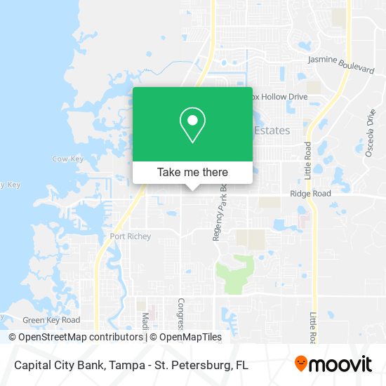 Capital City Bank map