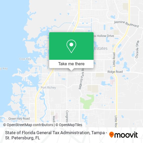 Mapa de State of Florida General Tax Administration