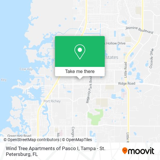 Mapa de Wind Tree Apartments of Pasco I