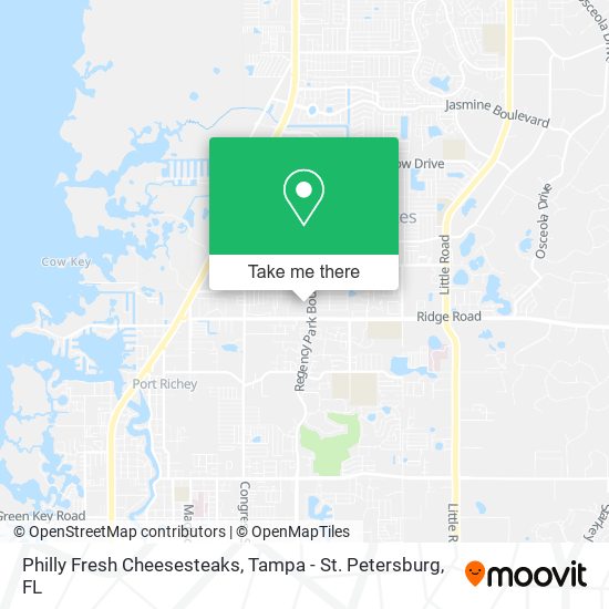 Philly Fresh Cheesesteaks map
