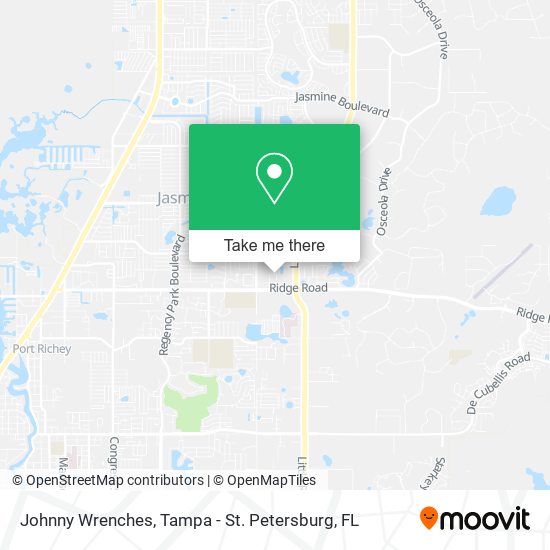 Johnny Wrenches map