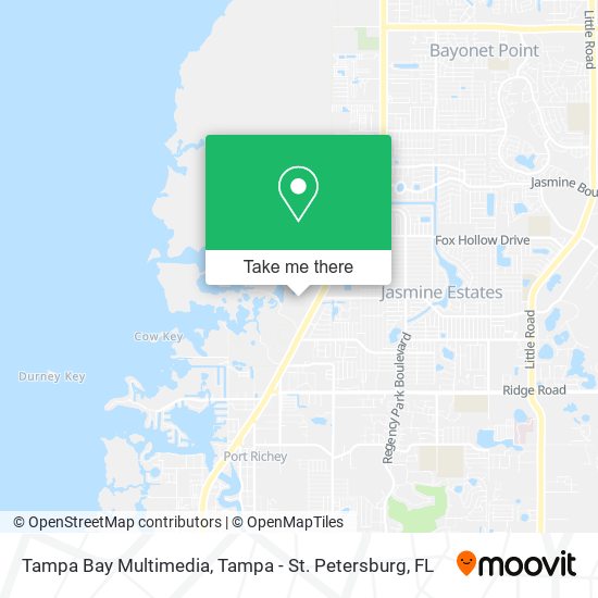 Tampa Bay Multimedia map