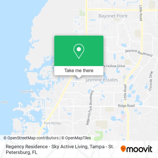 Regency Residence - Sky Active Living map