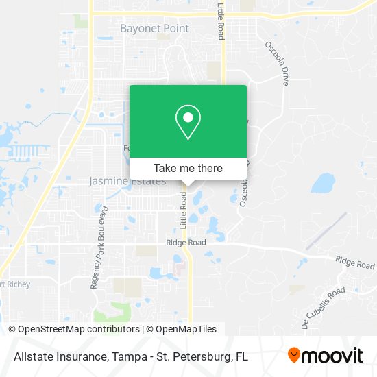 Allstate Insurance map