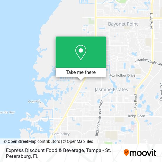 Express Discount Food & Beverage map