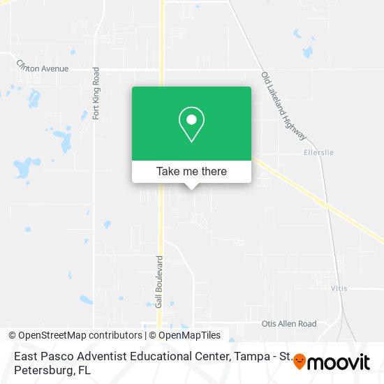 East Pasco Adventist Educational Center map
