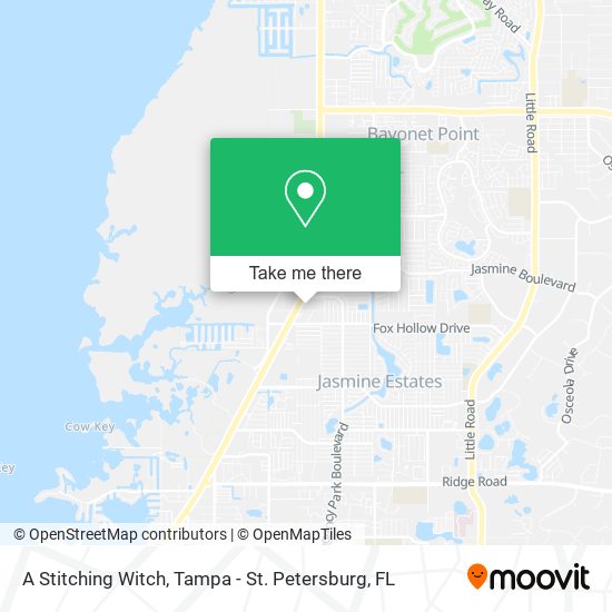 A Stitching Witch map