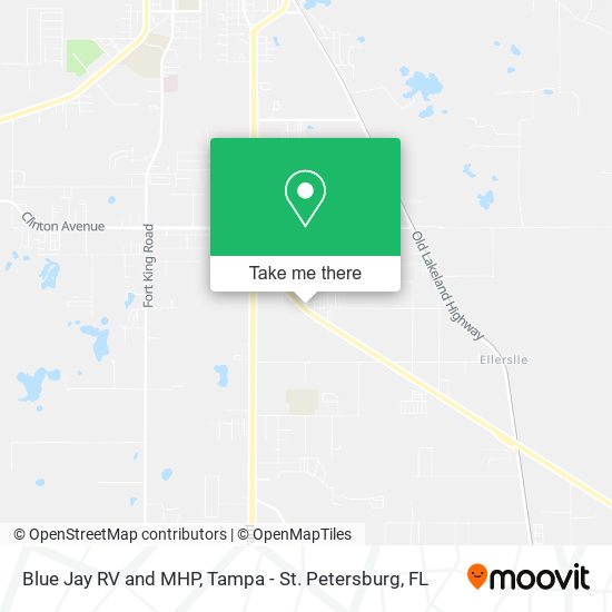 Mapa de Blue Jay RV and MHP