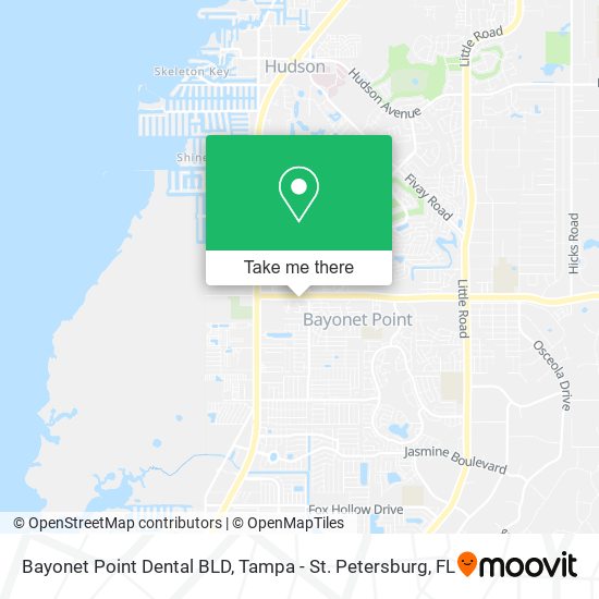 Bayonet Point Dental BLD map