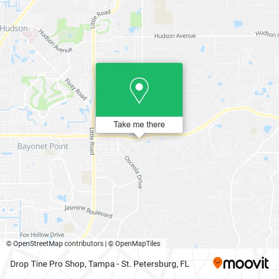 Drop Tine Pro Shop map