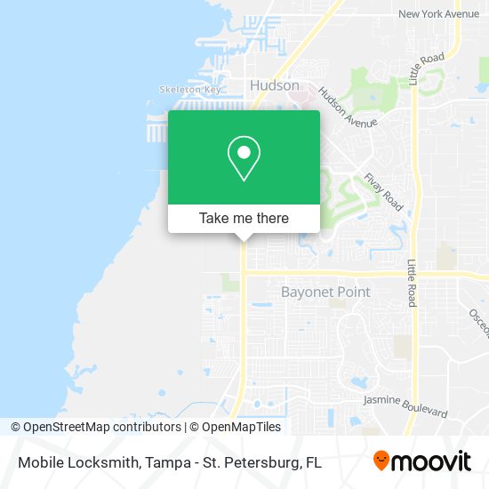Mobile Locksmith map